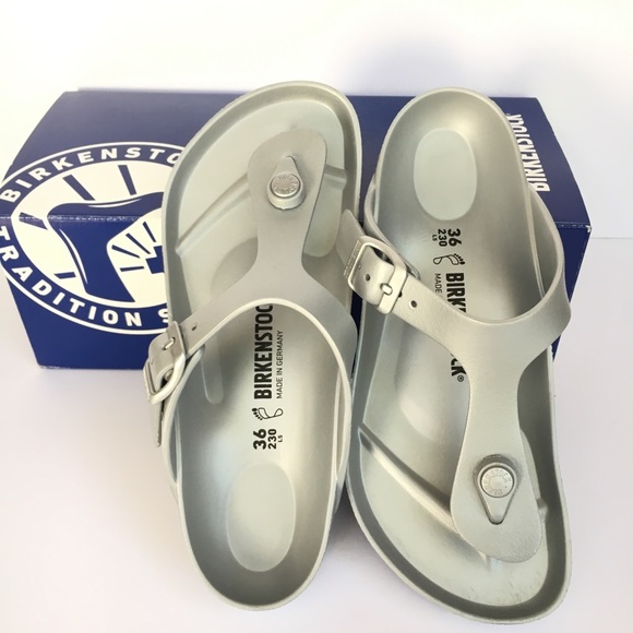 birkenstock waterproof silver